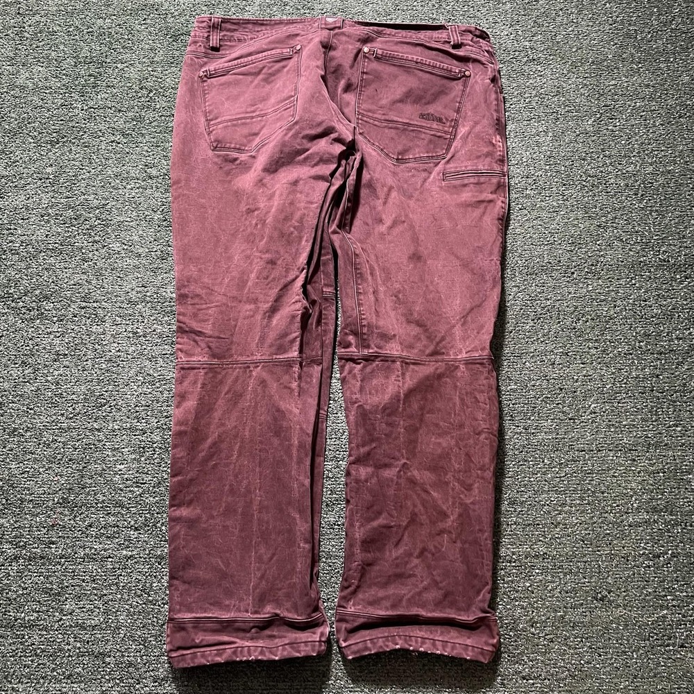 Kuhl Pants Mens 40 Purple 5 Pocket Chino Straight Leg Casual Outdoor Hiking